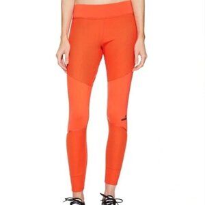 Adidas by Stella McCartney Women's Orange Athletic Leggings Gym Exercise Size S